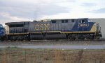 CSX 5014 grain train power
